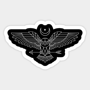 Wild Owl Sticker